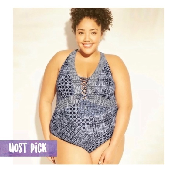 NWOT Kona Sol Halter 1PC Swimsuit - Picture 1 of 3